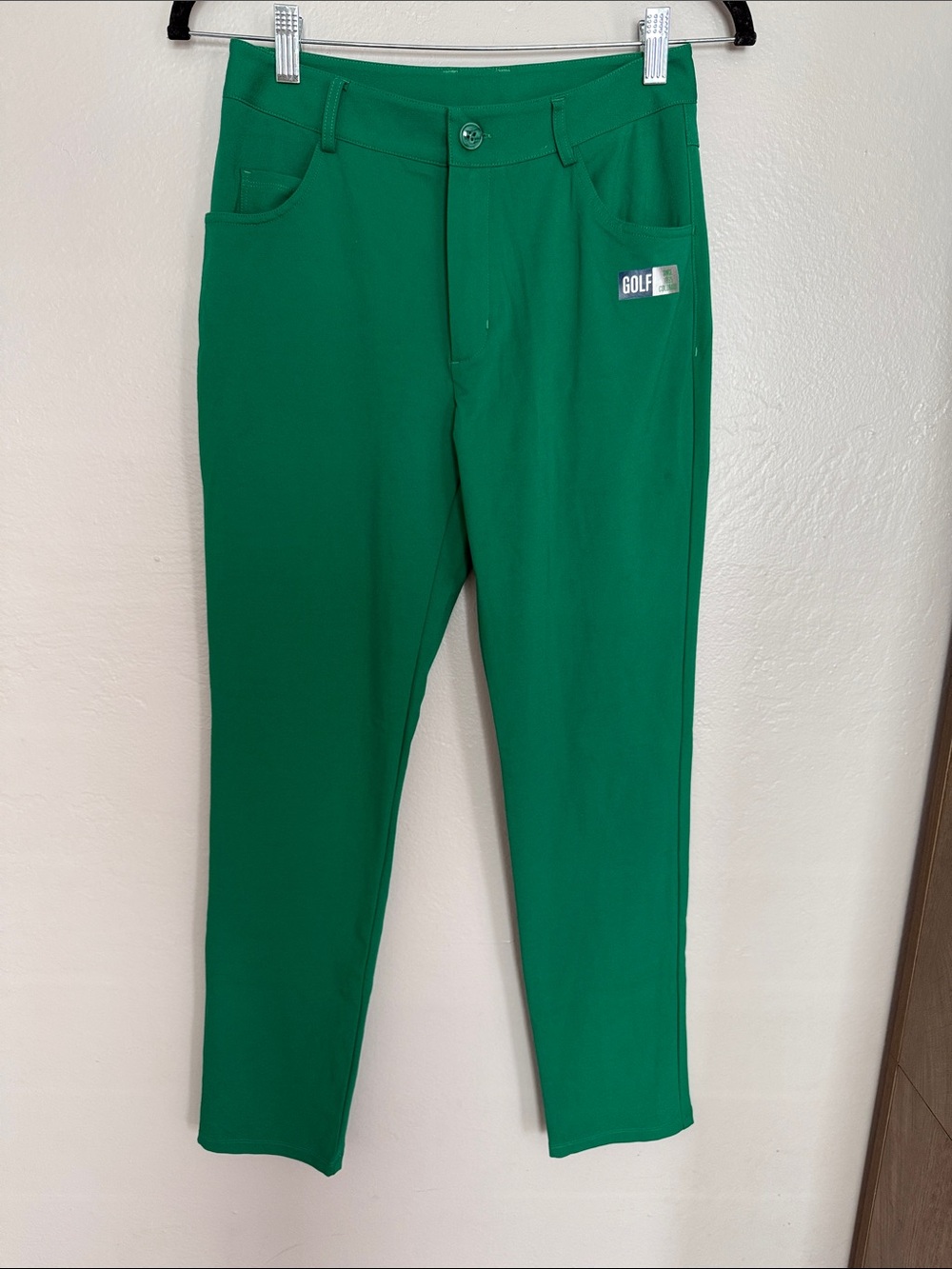 Women's Green Golf Slim Pants